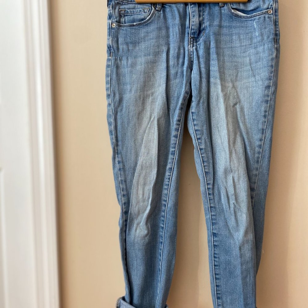 Bullhead vintage-wash denim skinny jeans